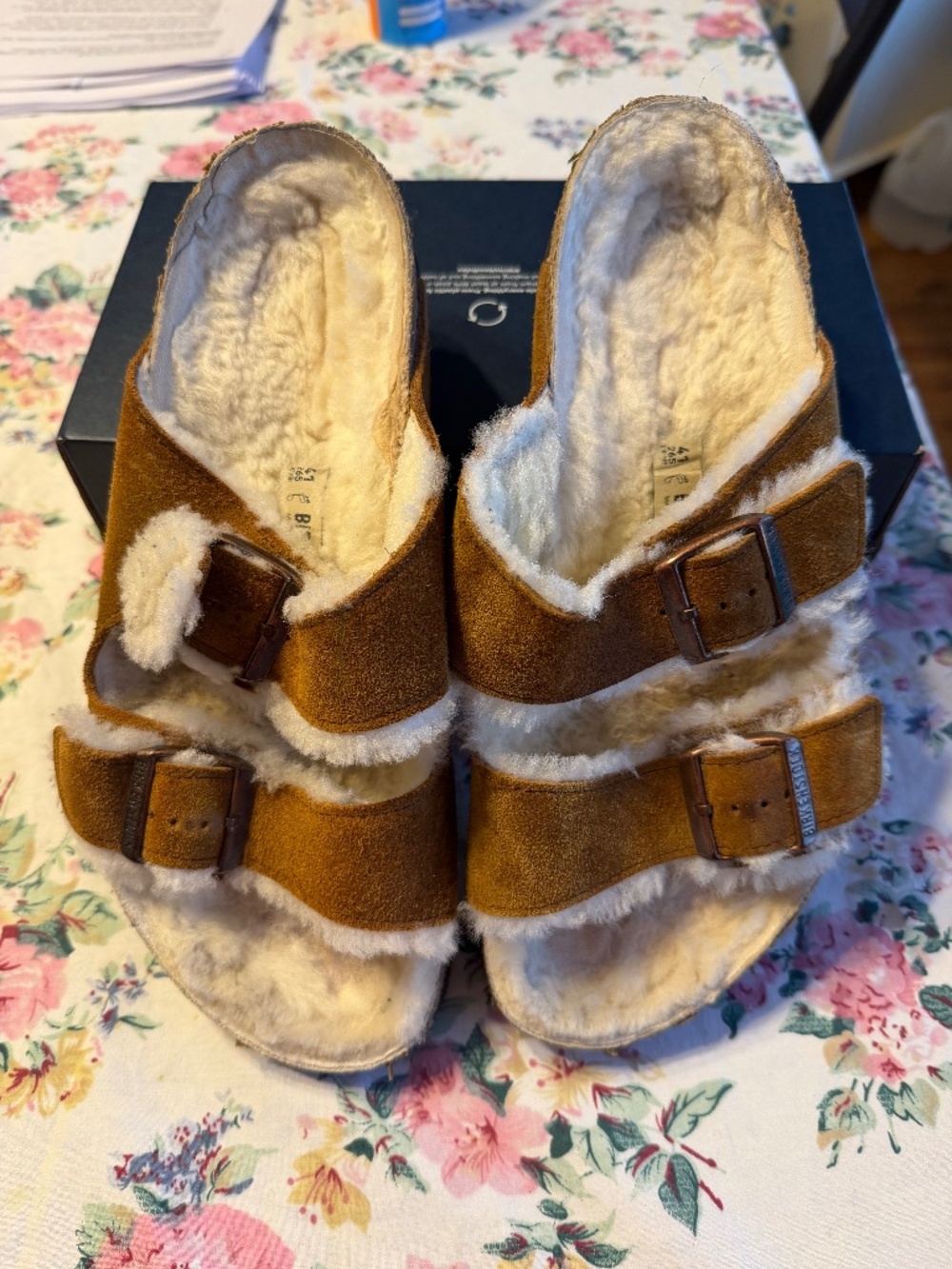 BIRKENSTOCK Shearling Sandals size 41